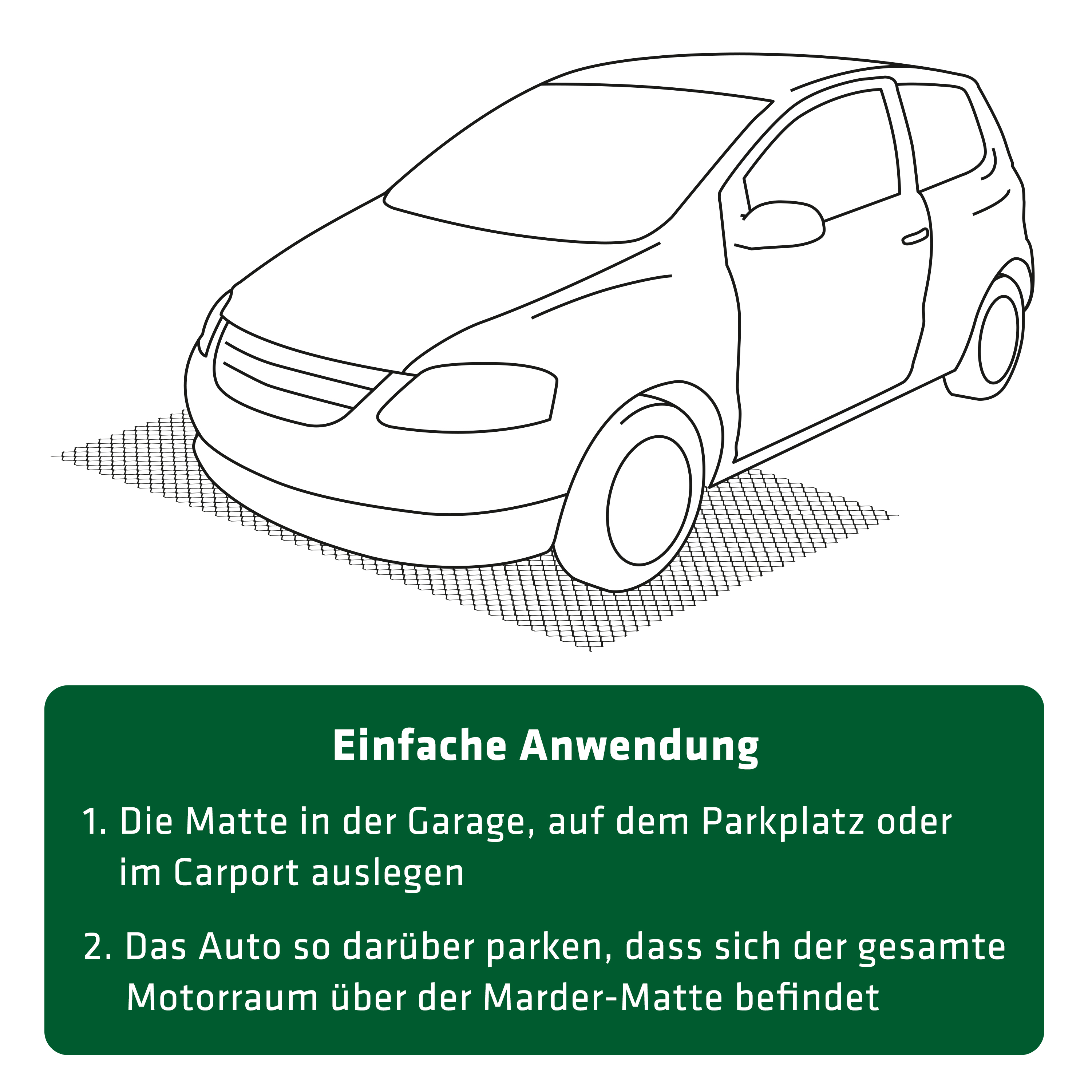 GARDIGO marten deterrent mat