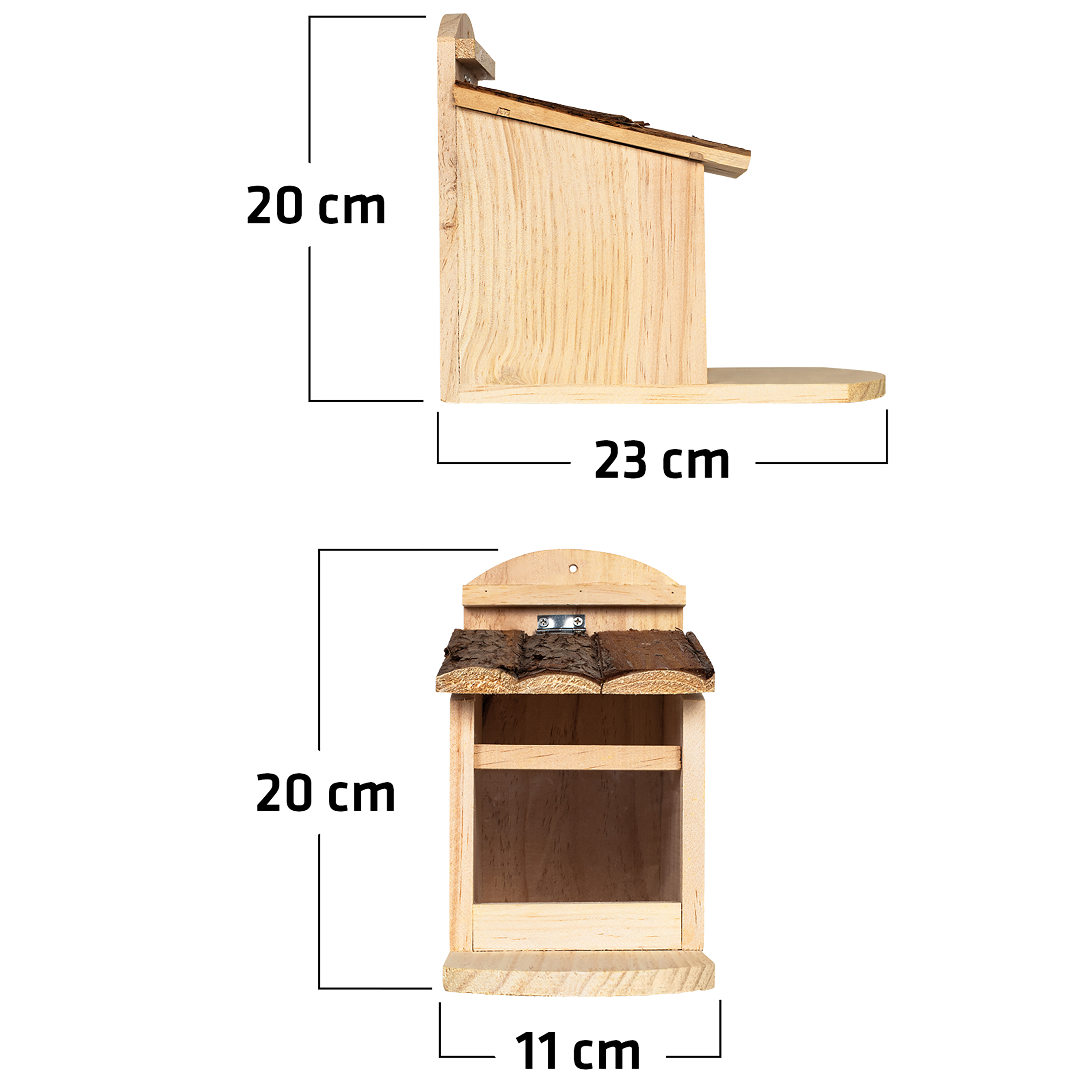 Squirrel Feeder House | wooden feeding station