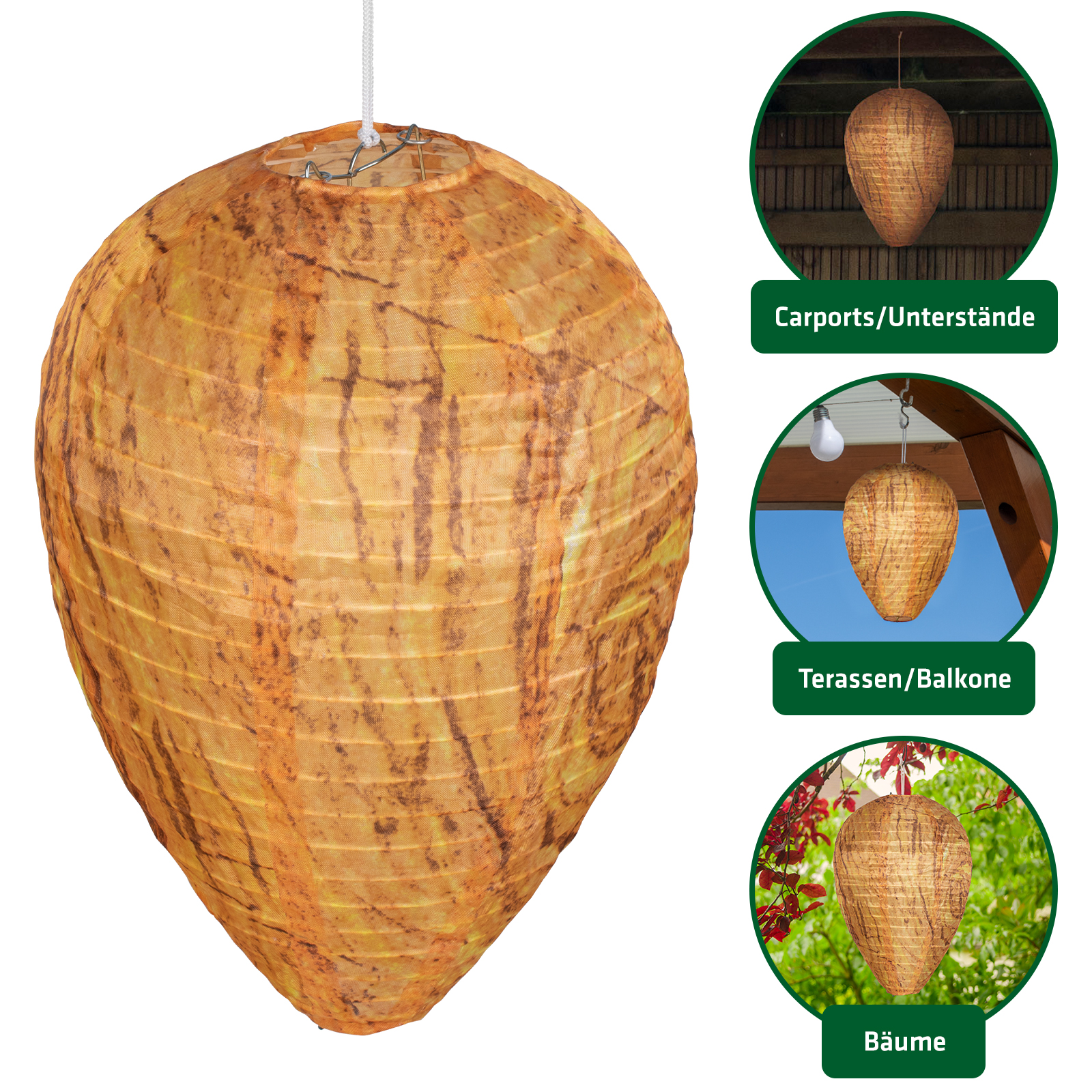 Wasp Nest Premium | decoy against waps | weather resistant