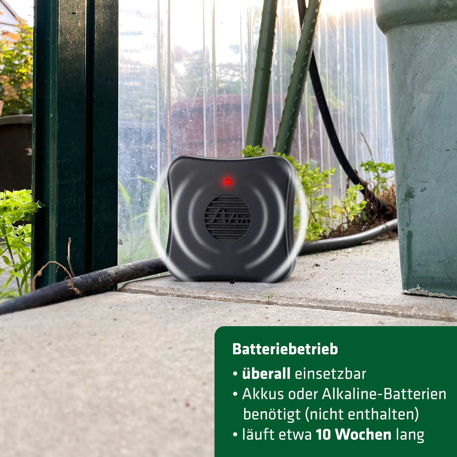 GARDIGO mobile ultrasonic mouse repeller