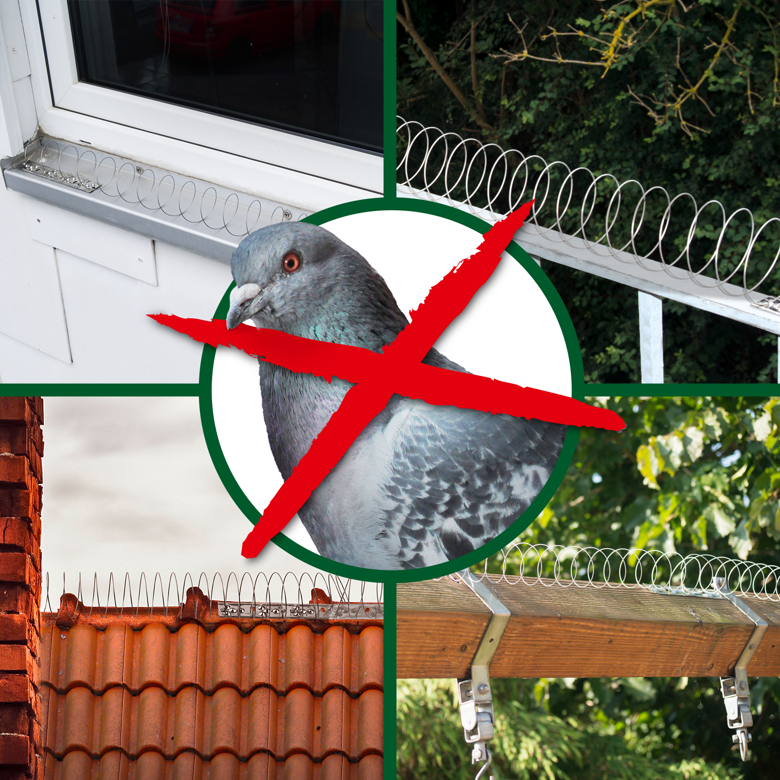 GARDIGO pigeon deterrent without spikes