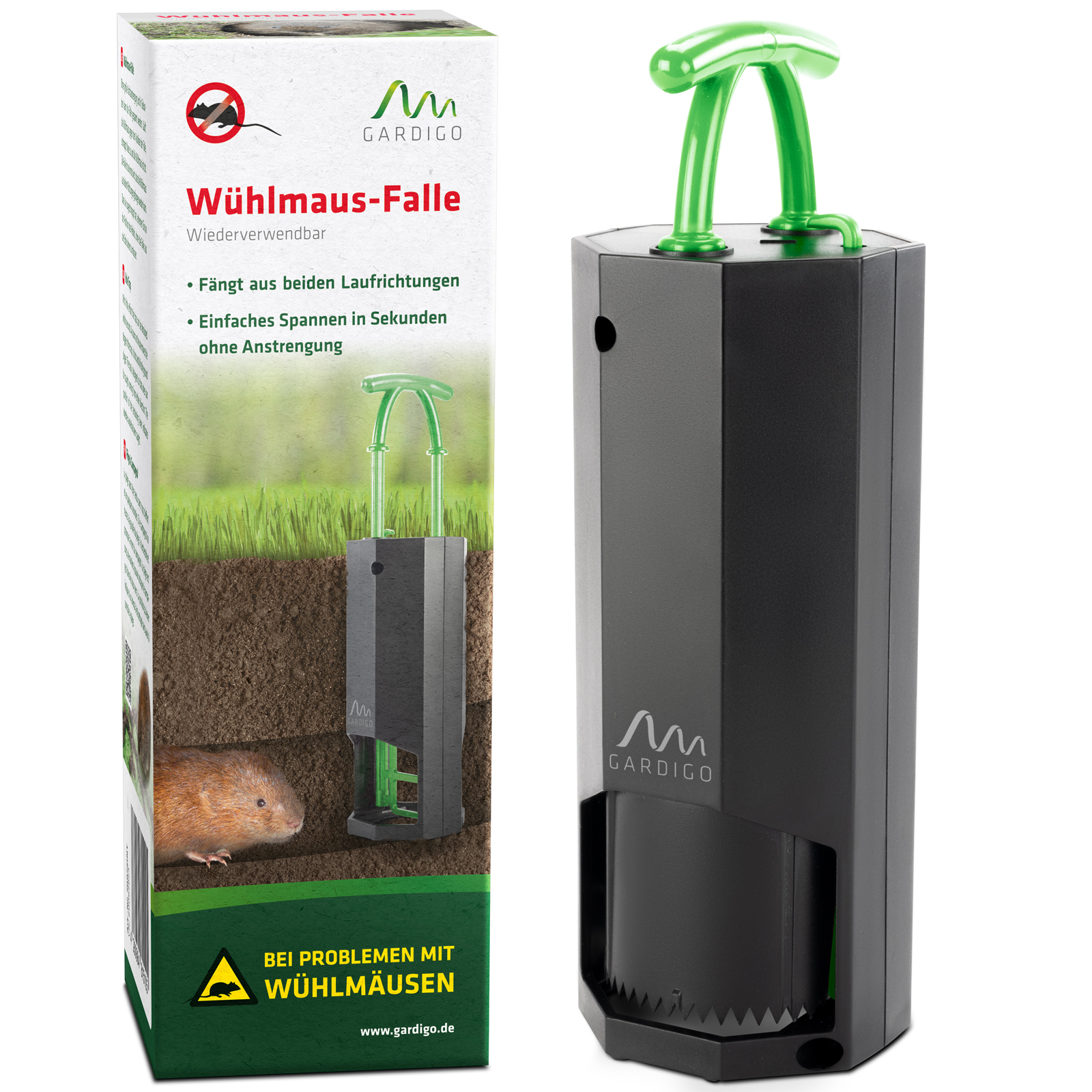 Re-usable Vole trap