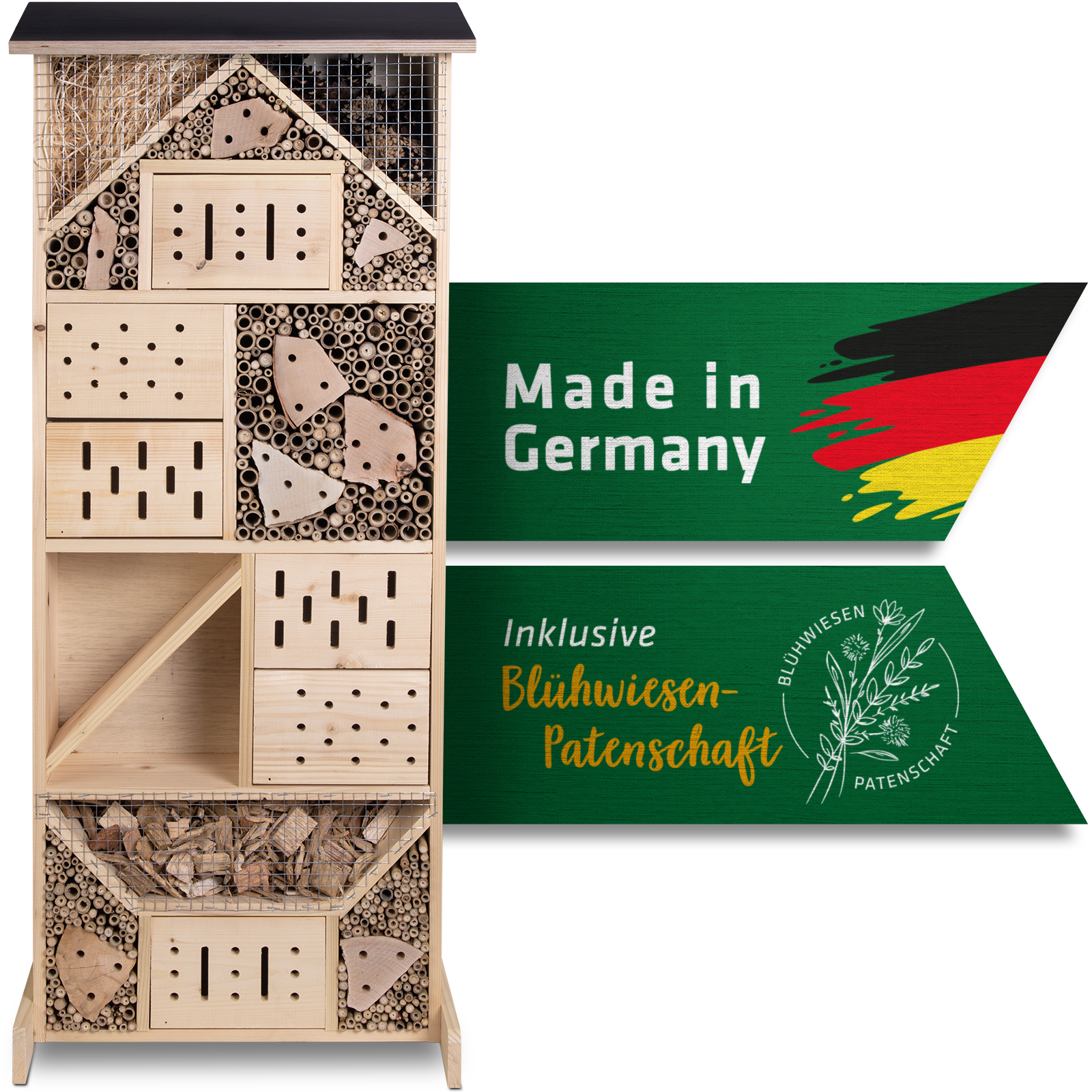 Insect Hotel XXXL | Made in Germany | nesting aid for solitary bees 