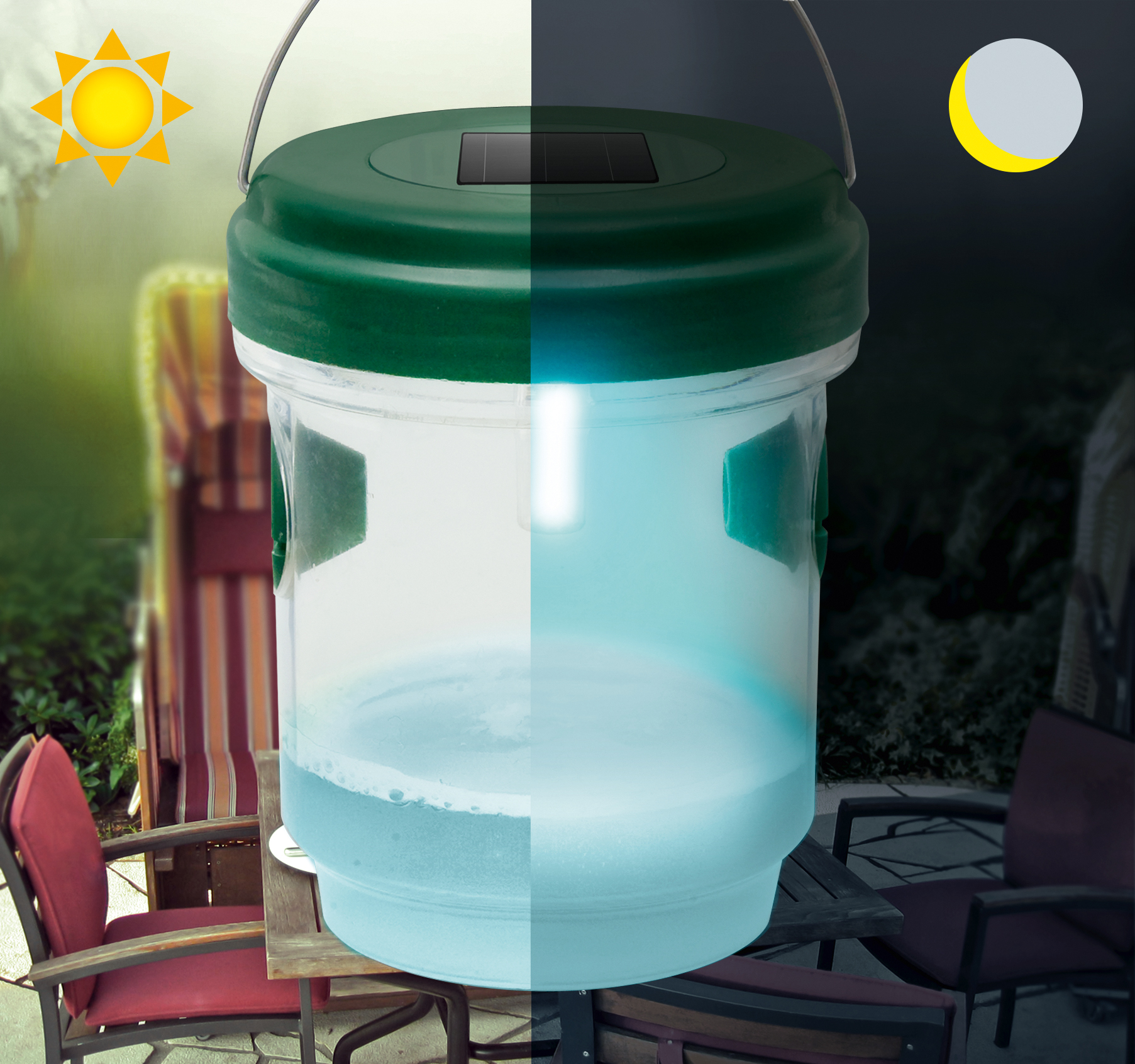 Solar Insect Trap | 2 in 1 | against wasps & mosquitoes