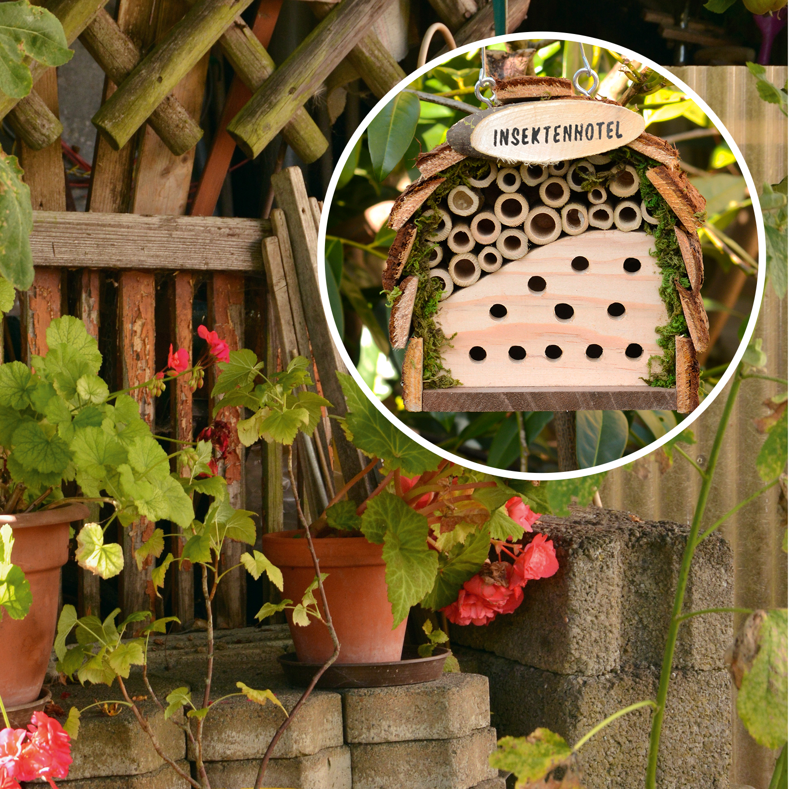 Insect Hotel | nesting aid for bees & ladybirds