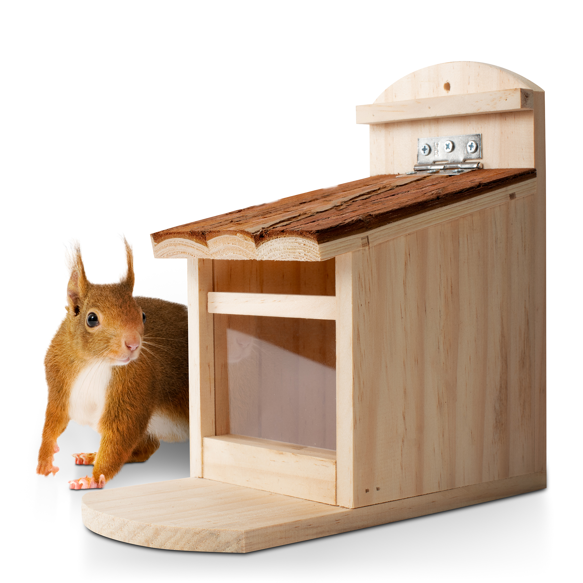 Squirrel Feeder House | wooden feeding station