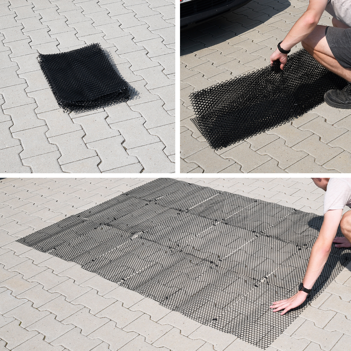 Our mat is foldable so you can take with you in your car or stow it away. 