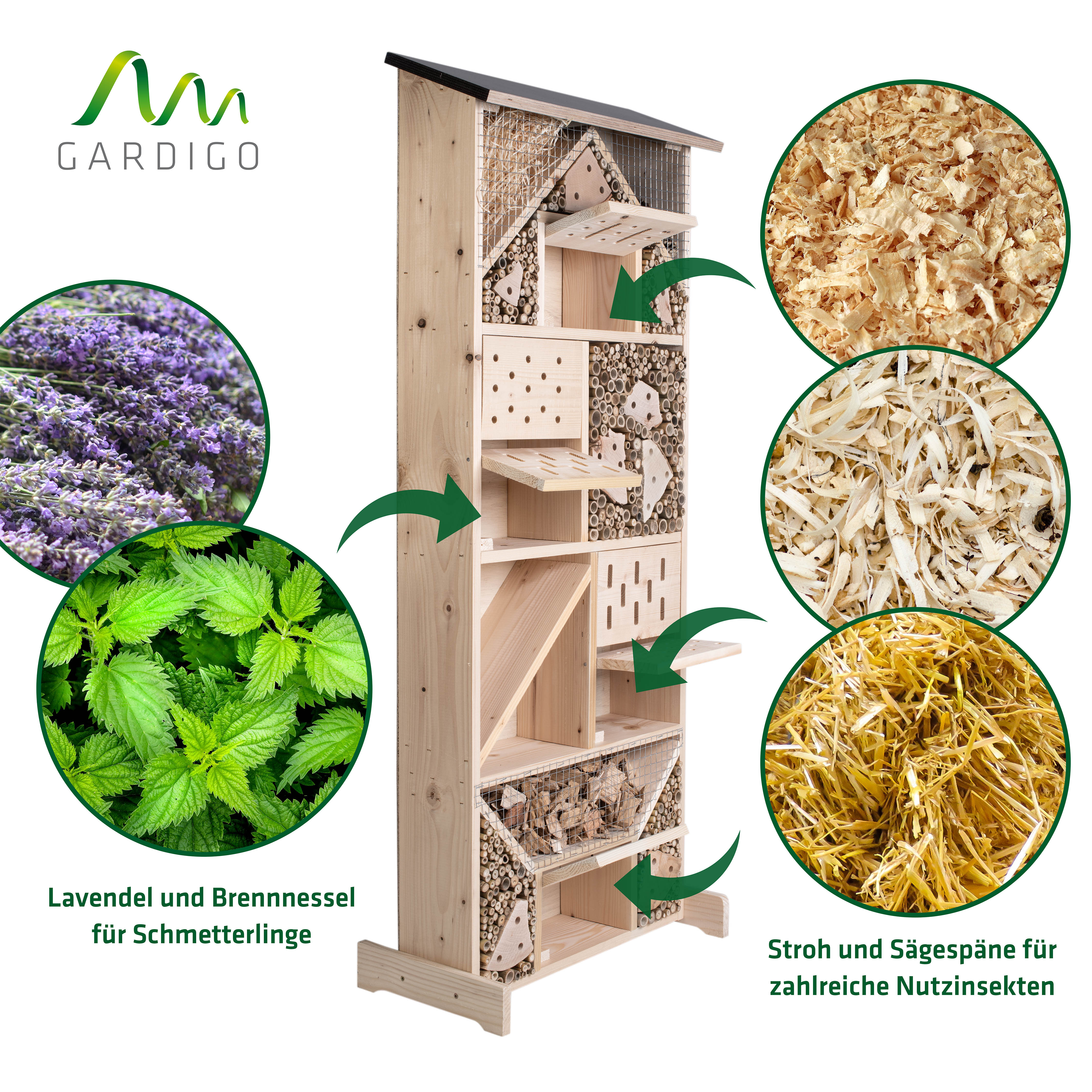 Insect Hotel XXXL | Made in Germany | nesting aid for solitary bees 